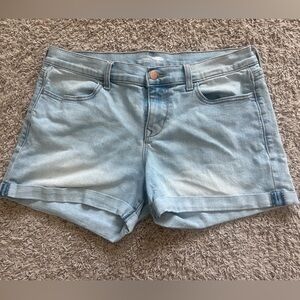 Old Navy Light Wash Semi-Fitted Denim Shorts Size 10